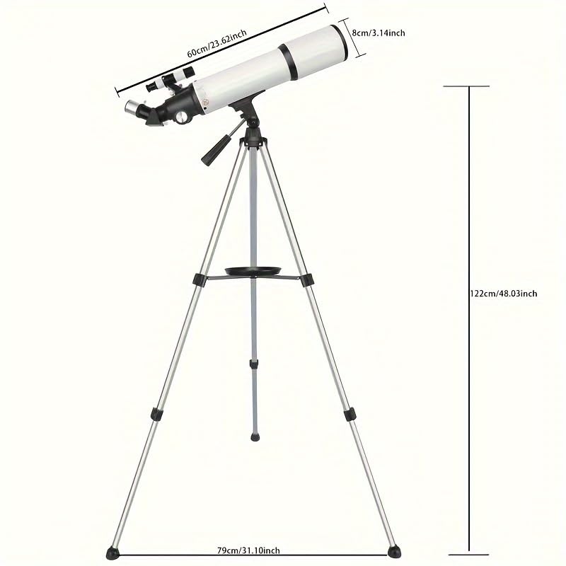 BORWOLF phone clip attached to telescope for quick sharing