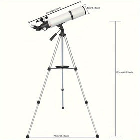 BORWOLF phone clip attached to telescope for quick sharing