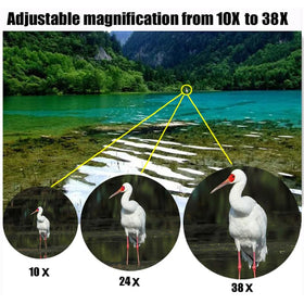BORWOLF tripod-ready binoculars support extended, steady viewing