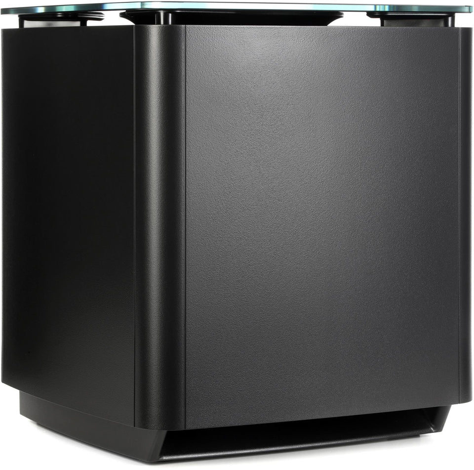 Bose Bass Module 700 with glass-top finish enhances home theater elegance and sound depth