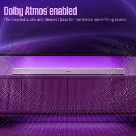Bose Lifestyle Ultra Soundbar back connectors showing HDMI ARC and wireless options