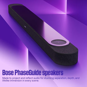 Bose Lifestyle Ultra Soundbar voice control Alexa front line for hands-free entertainment