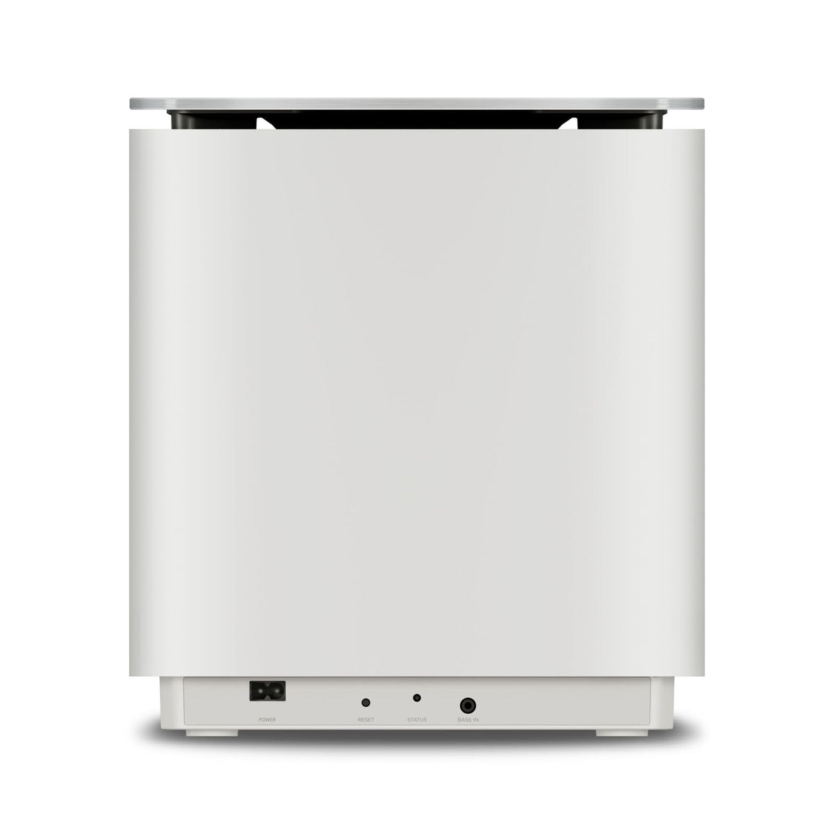 Bose Lifestyle Ultra Subwoofer status light indicates active deep bass mode.