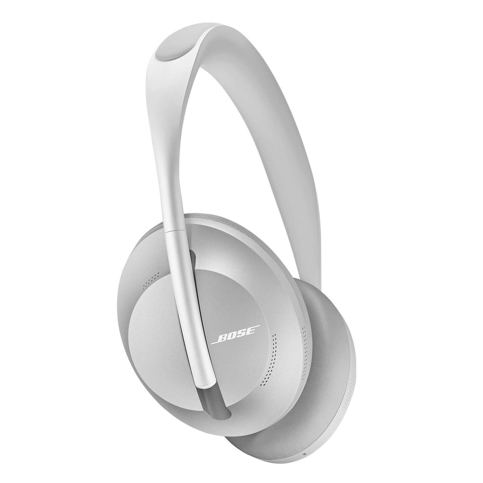 Bose 700 on-earcups with sleek silver finish for immersive listening.