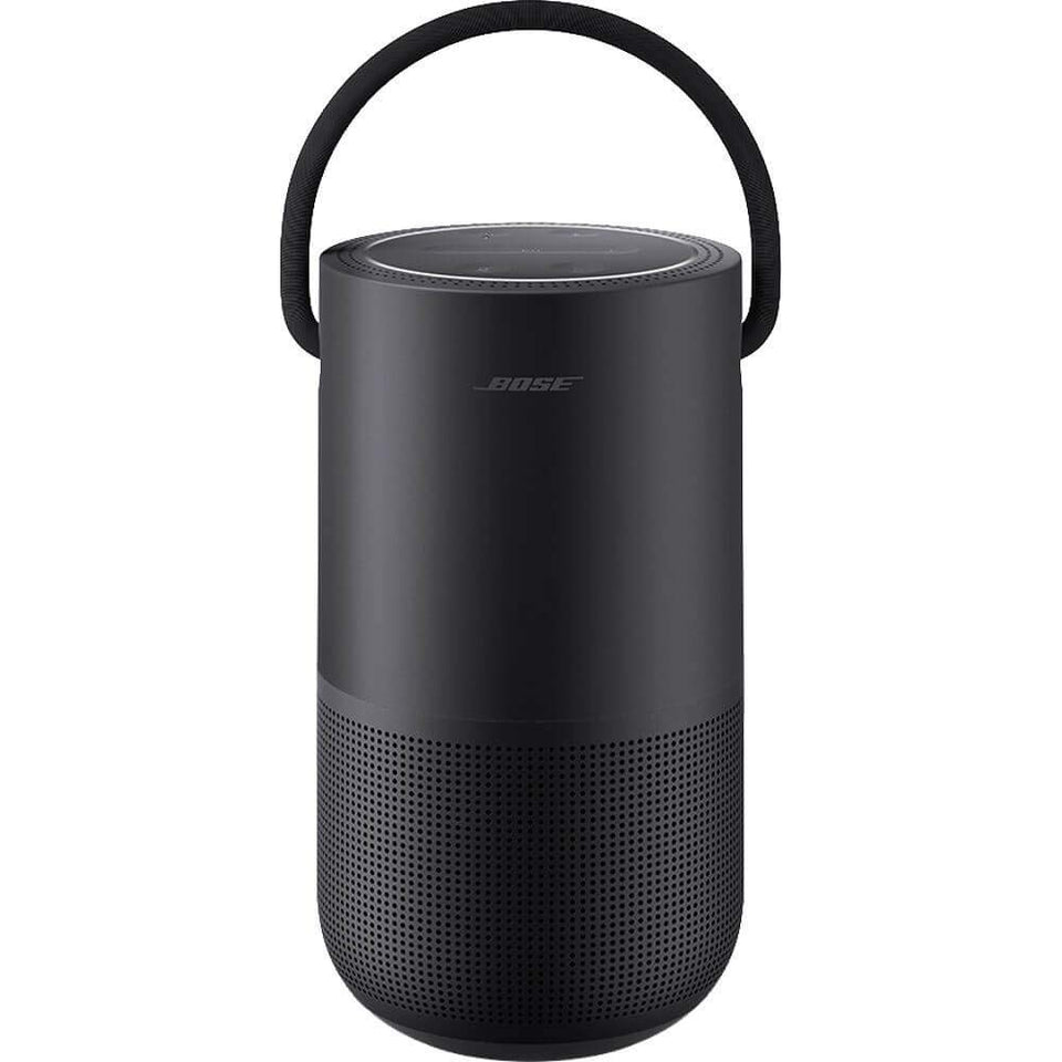 Bose Portable Smart Speaker front view with 360-degree sound coverage