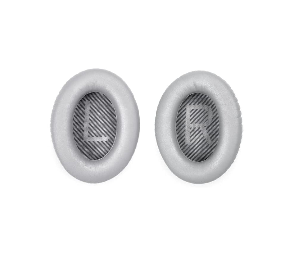 Bose QuietComfort 35 silver ear cushion front view restoring comfort