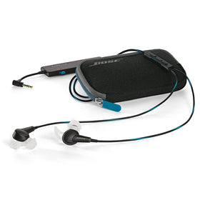 Bose QuietComfort 20 left earcup detail showing lightweight comfort.
