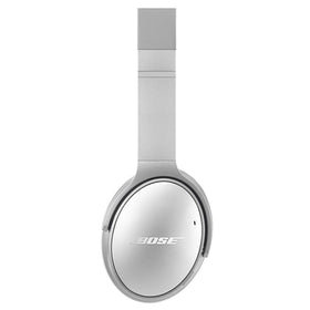 Bose QuietComfort 35 II silver side controls for quick volume and call management.