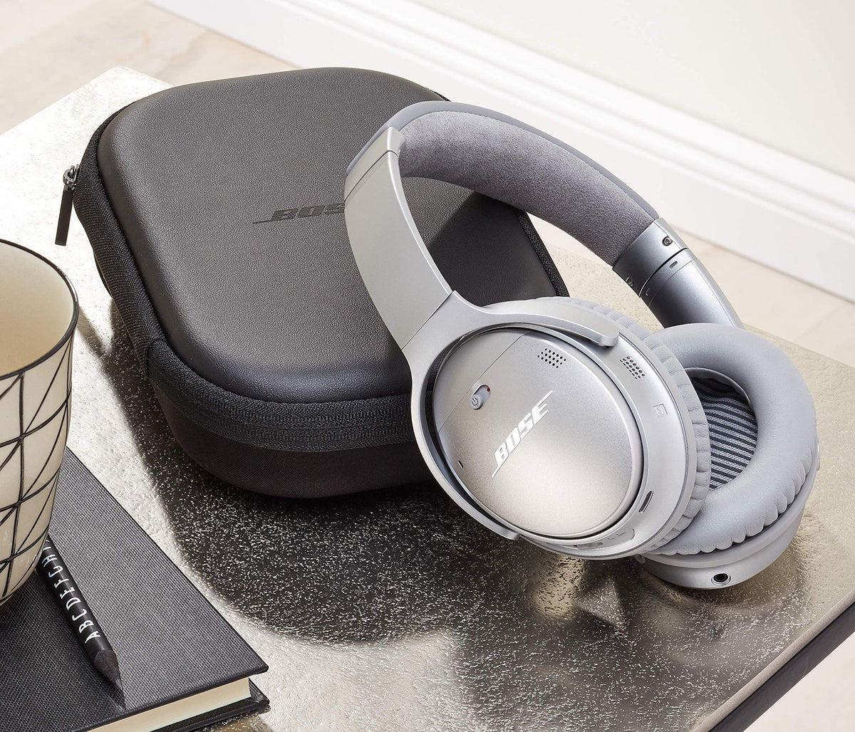 Bose QuietComfort 35 II Bose AR enabled headphones in silver via firmware update