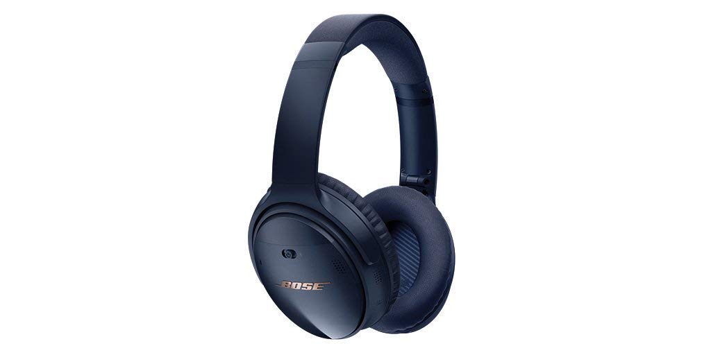 Bose QuietComfort 35 Series II headphones with active noise cancellation for focused listening.