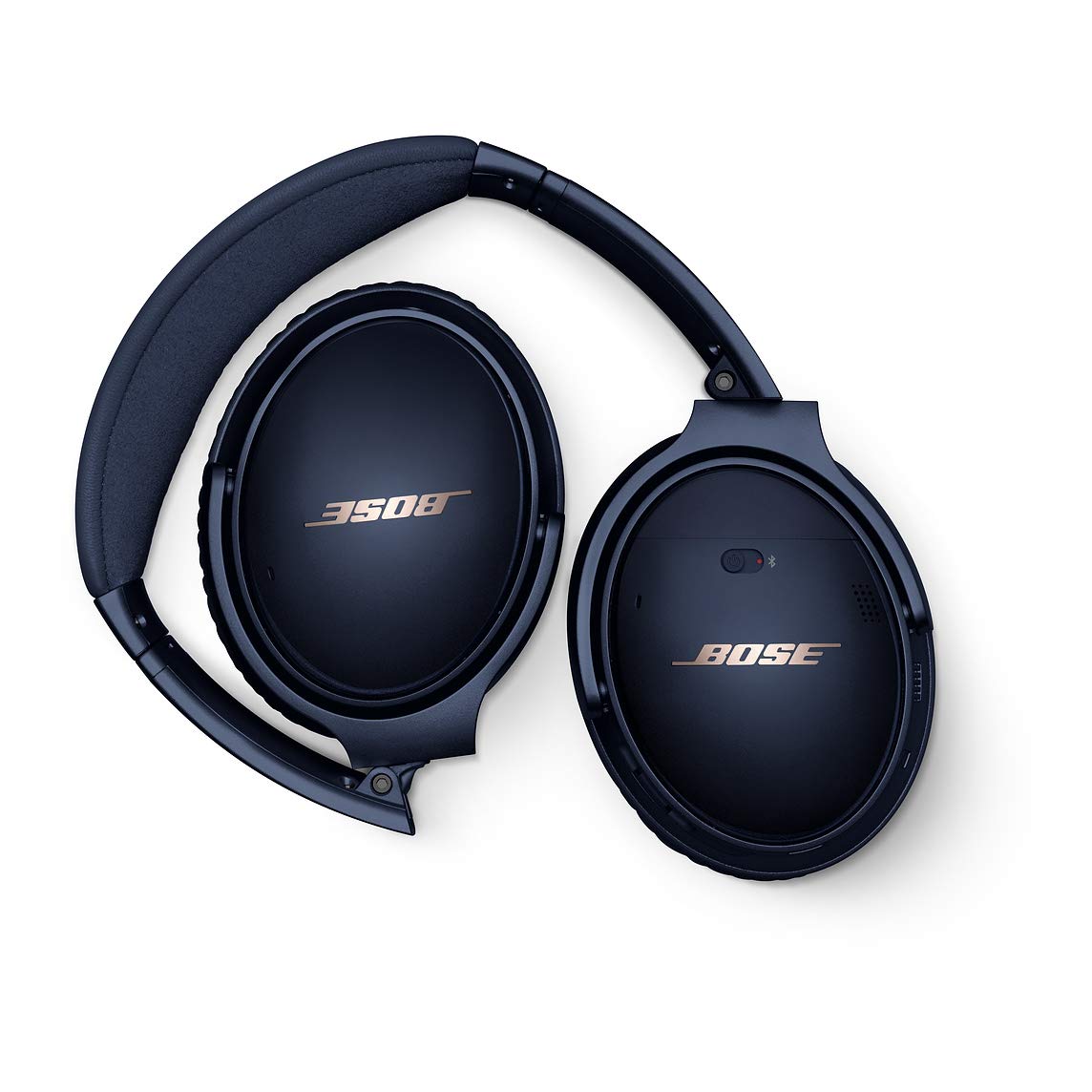 Bose QuietComfort 35 Series II headphones with Alexa voice control for hands-free use.