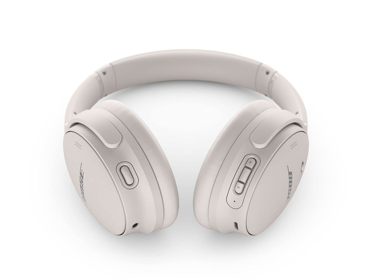 Bose QuietComfort 45 ear cups close-up highlighting premium materials