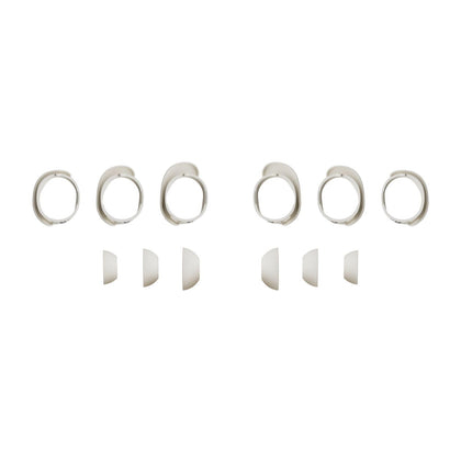 Bose QuietComfort Earbuds Fit Kit White Smoke, customizable tips for secure listening.