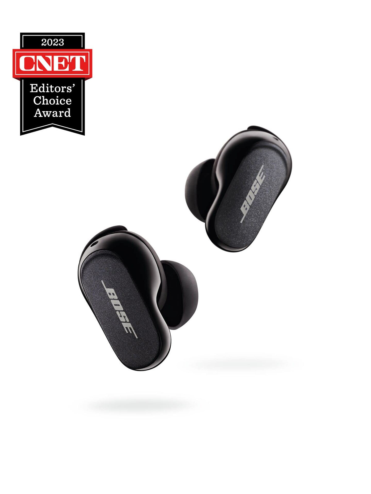 Bose QuietComfort Earbuds II earbud close-up highlighting textured finish for comfort