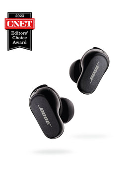 Bose QuietComfort Earbuds II earbud close-up highlighting textured finish for comfort