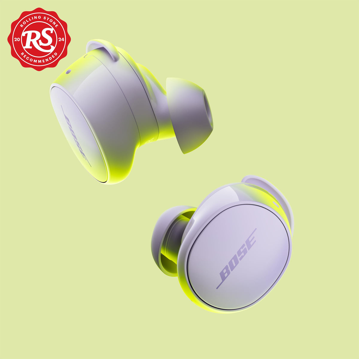 Bose QuietComfort earbuds in case ready to recharge during travel or work