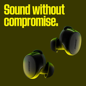 Bose QuietComfort Earbuds in-ear fit with multiple tip options for comfort