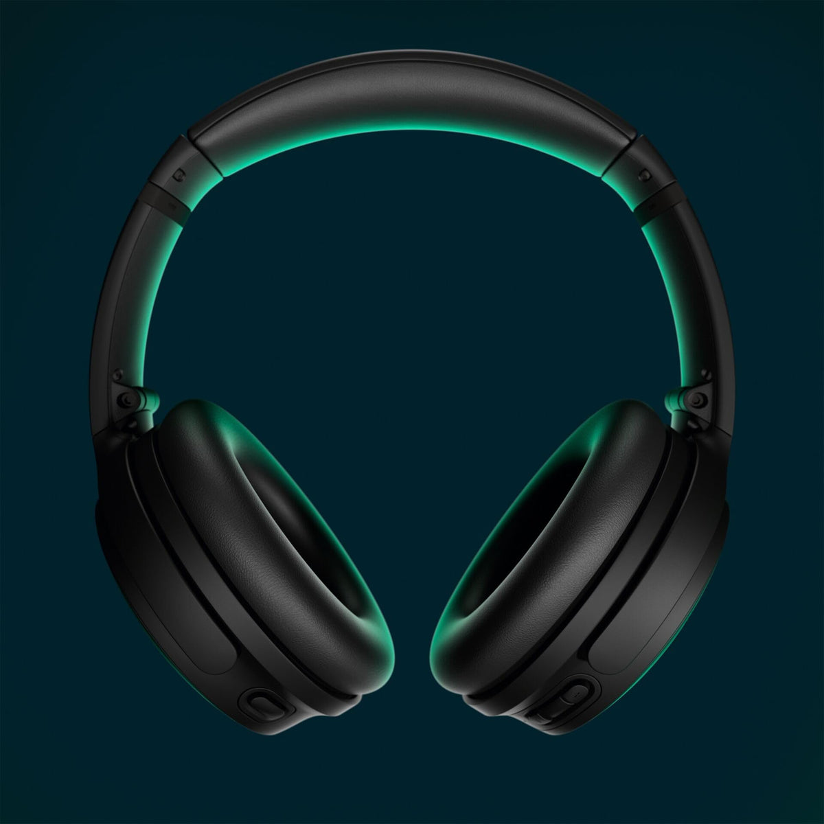 Bose QuietComfort headphones in noise-cancelling mode reduce surrounding noise for focus