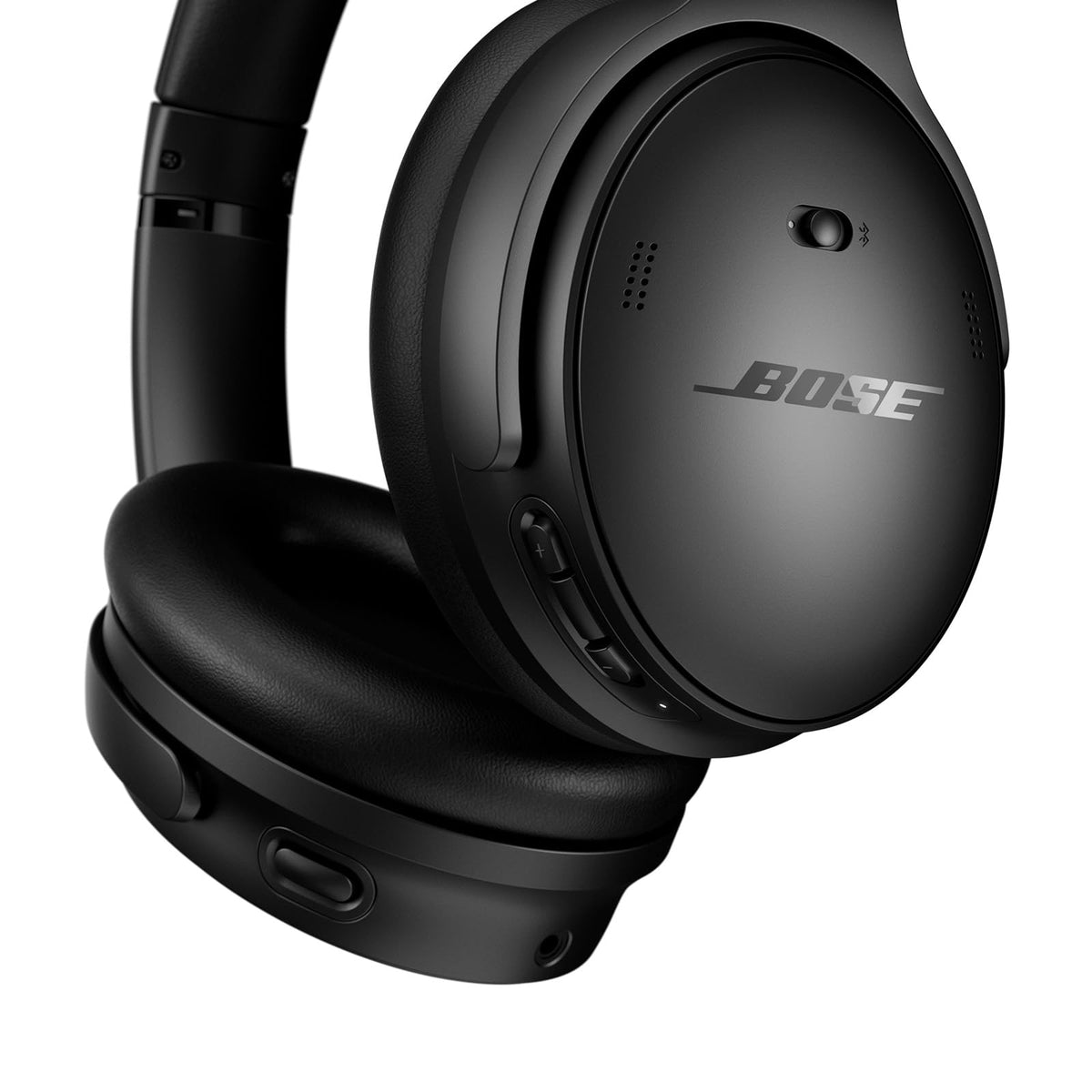 Bose QuietComfort headphones wired cable in use for uninterrupted listening