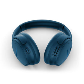Twilight Blue Bose headphones featuring wind block for breezy outdoor use.