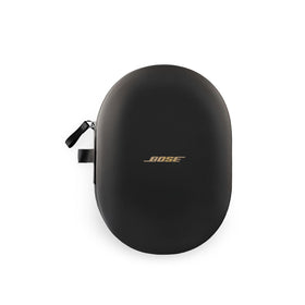 Bose QuietComfort Ultra Desert Gold on table showing USB-C port for quick charging