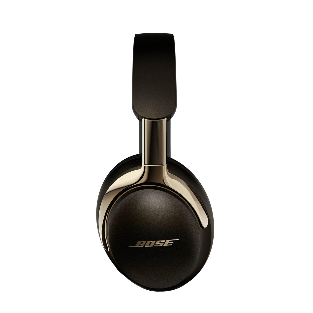 Bose QuietComfort Ultra Desert Gold worn on head in lifestyle shot for everyday listening