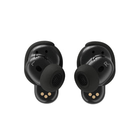 Bose QuietComfort Ultra Earbuds active sense noise illustration for adaptive noise control.