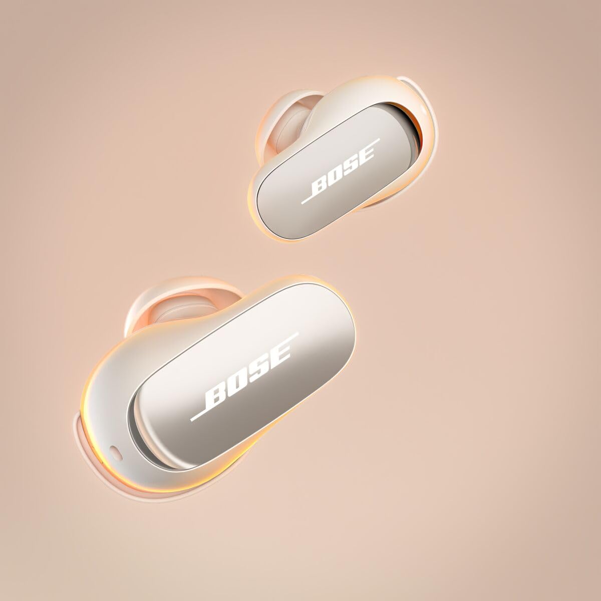 Close-up on ear tips and stability bands showing nine-fit options for extended comfort.