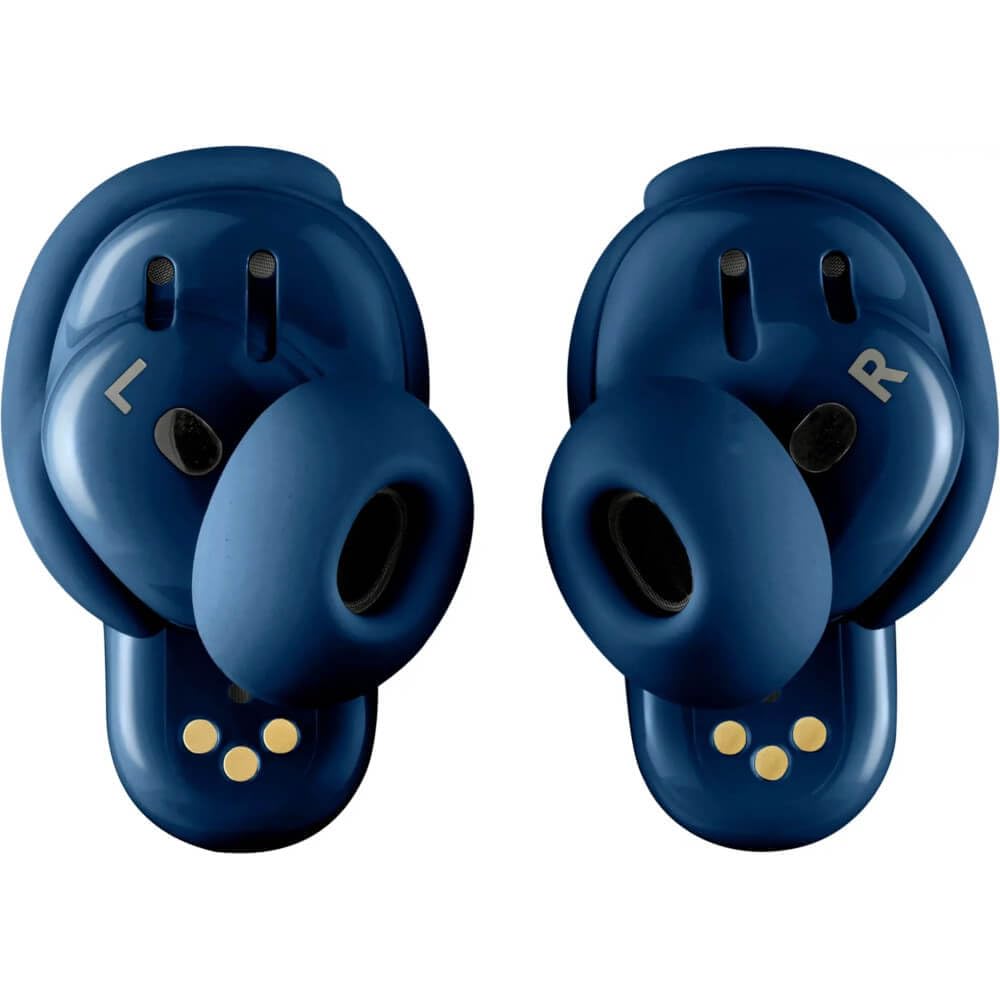 Bose QuietComfort Ultra Earbuds Lunar Blue offer Quiet, Aware, and Immersion modes for versatile listening.