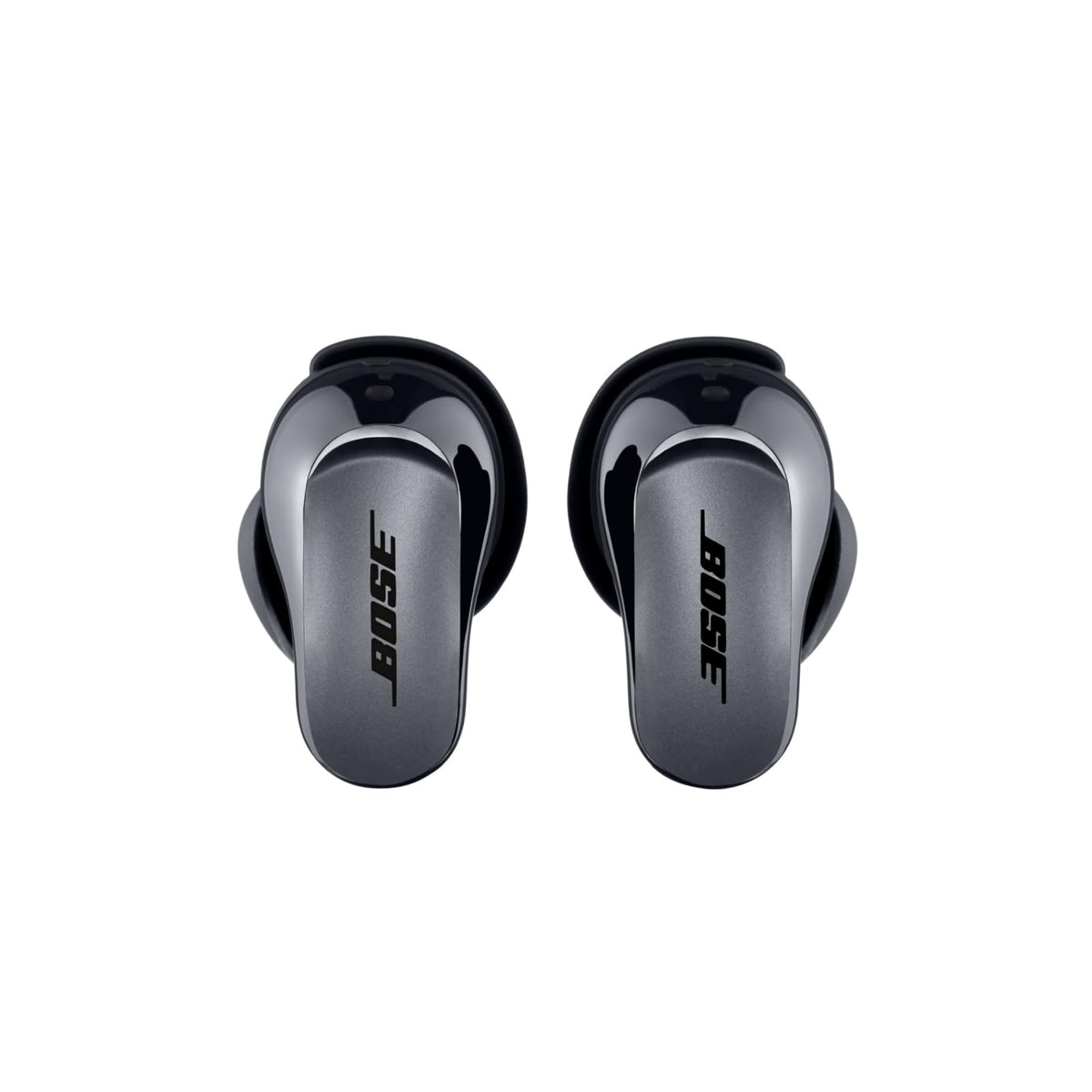 Bose QuietComfort Ultra Earbuds touch controls for volume, tracks, and calls.