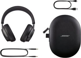 Bose QuietComfort Ultra charging port for quick top-ups during use.