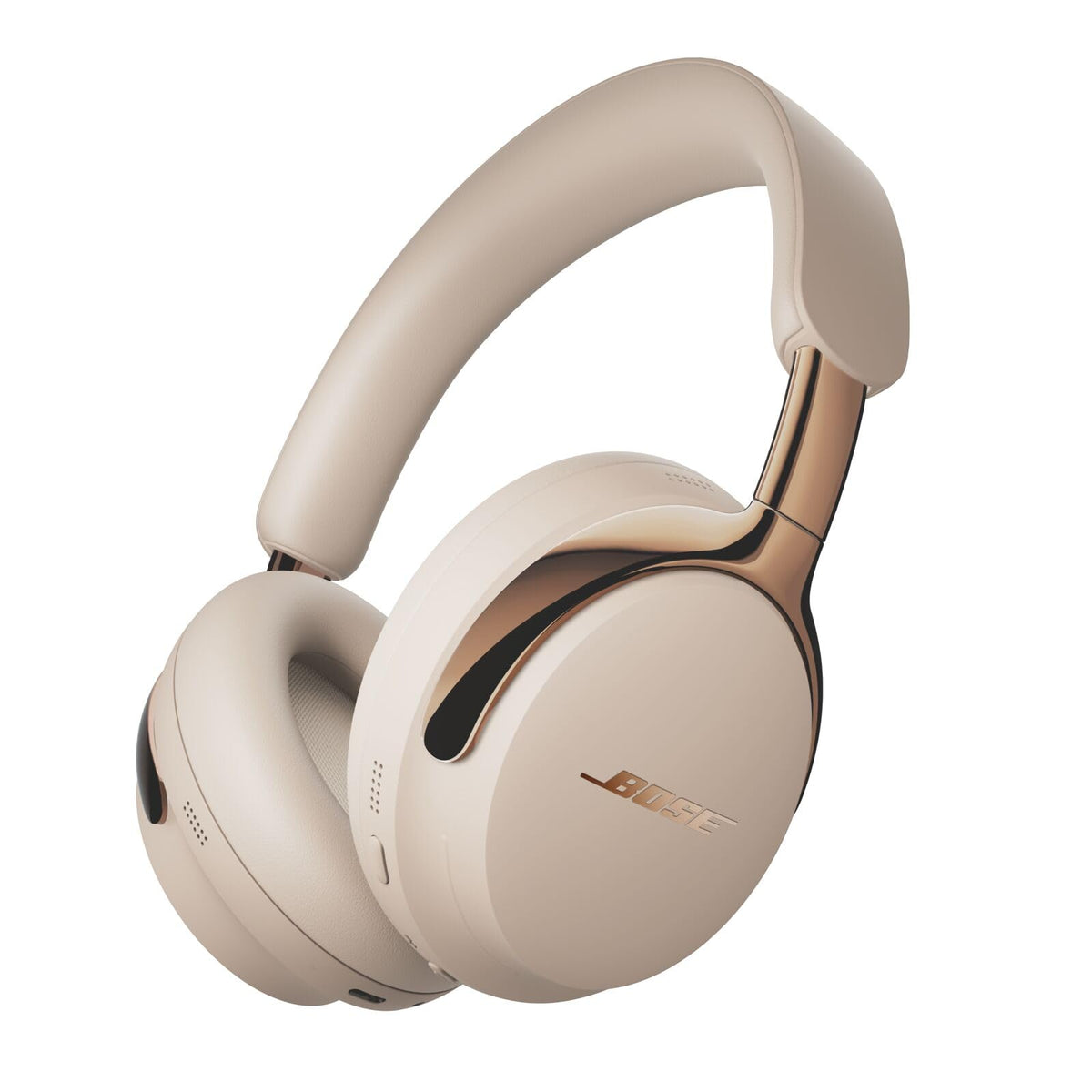 Bose QuietComfort Ultra headphones folded earcups for travel comfort