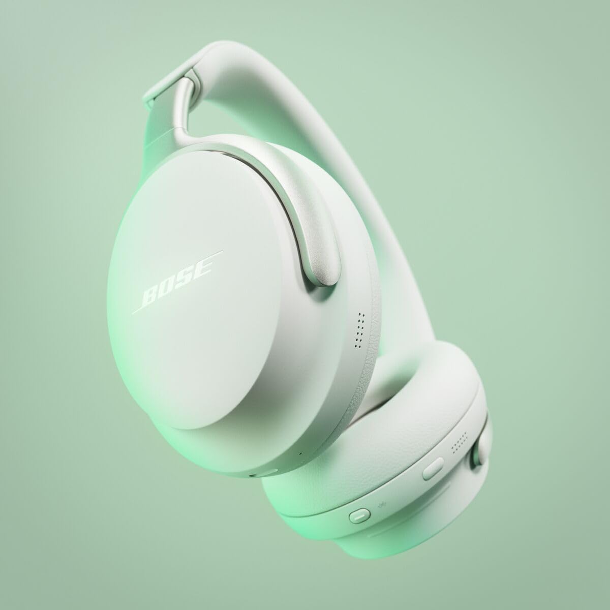 Bose QuietComfort Ultra metal arms detail highlighting premium build