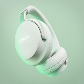 Bose QuietComfort Ultra metal arms detail highlighting premium build
