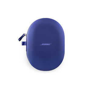 Bose QuietComfort Ultra USB-C charging and case in Midnight Violet.