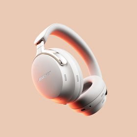 Bose QuietComfort Ultra Headphones in noise-cancelling mode for focused work.