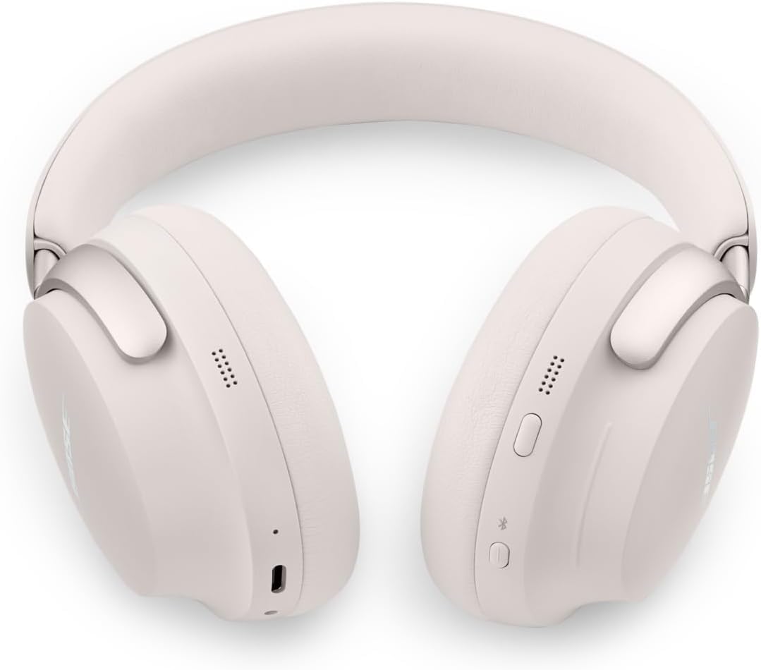 Bose QuietComfort Ultra worn on head with comfortable fit