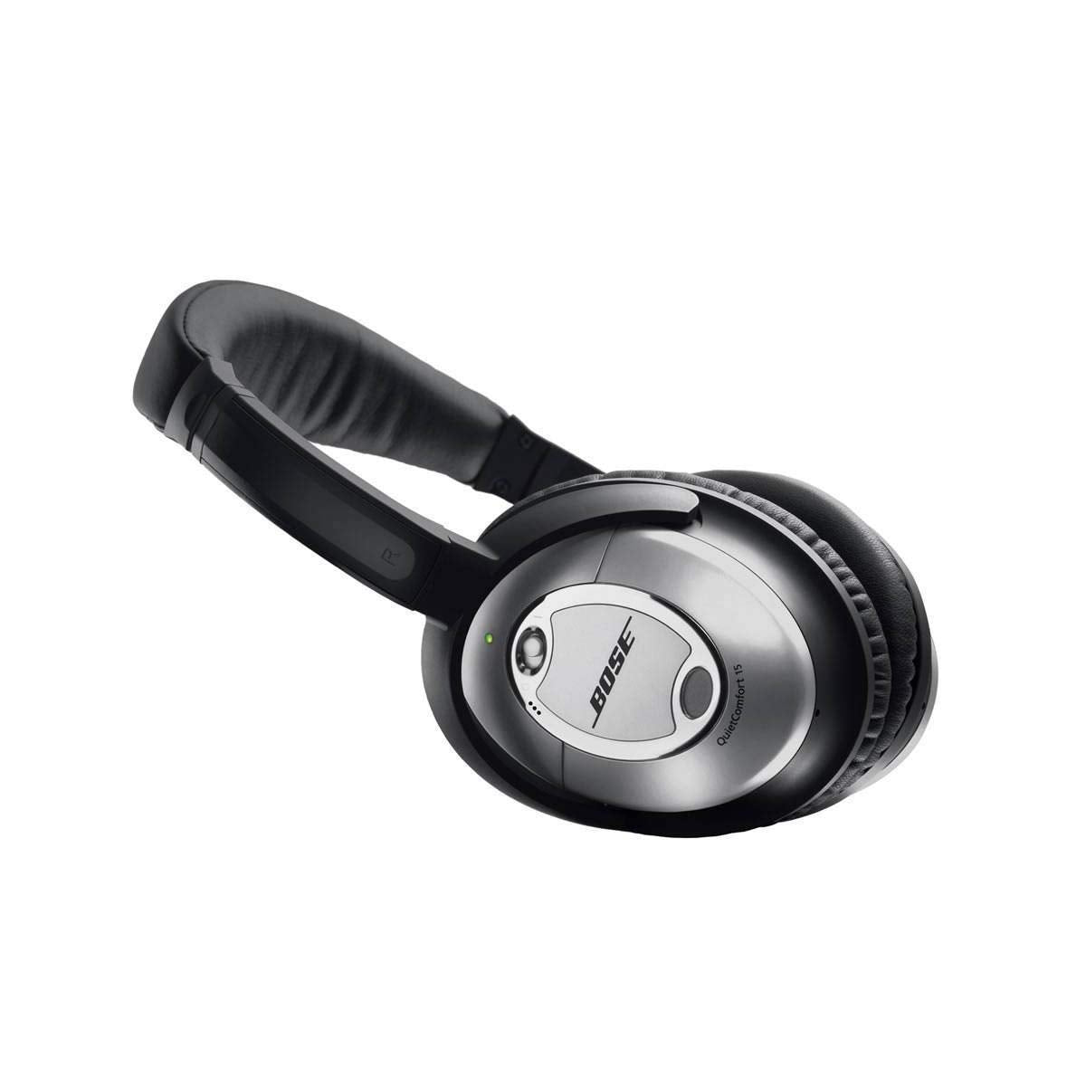 Bose QuietComfort 15 headphones with noise cancellation for travel and work