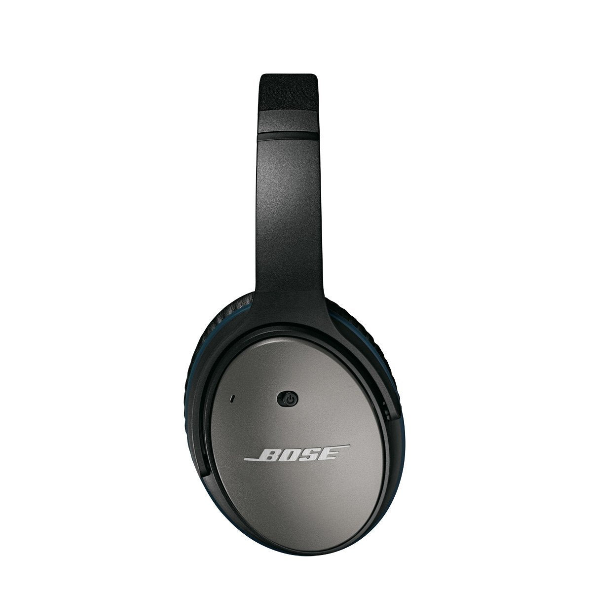 Bose QuietComfort 25 with noise-cancelling icon for focused listening