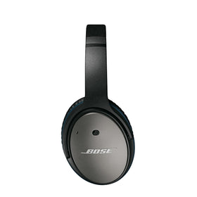 Bose QuietComfort 25 with noise-cancelling icon for focused listening