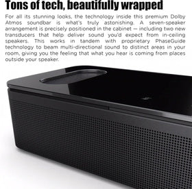 Bose Smart Soundbar 900 built-in Alexa and Google Assistant for hands-free control.