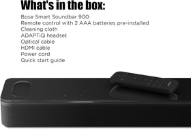 Bose Smart Soundbar 900 easy one-cable TV setup with HDMI eARC.