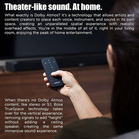 Bose Smart Soundbar 900 wireless streaming via Wi-Fi Bluetooth AirPlay 2.