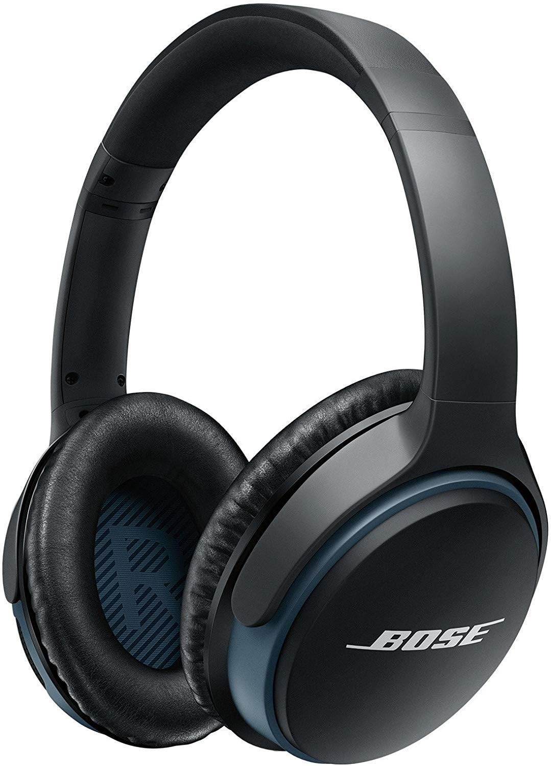 Bose SoundLink Around-Ear Headphones II renew black front view with immersive sound