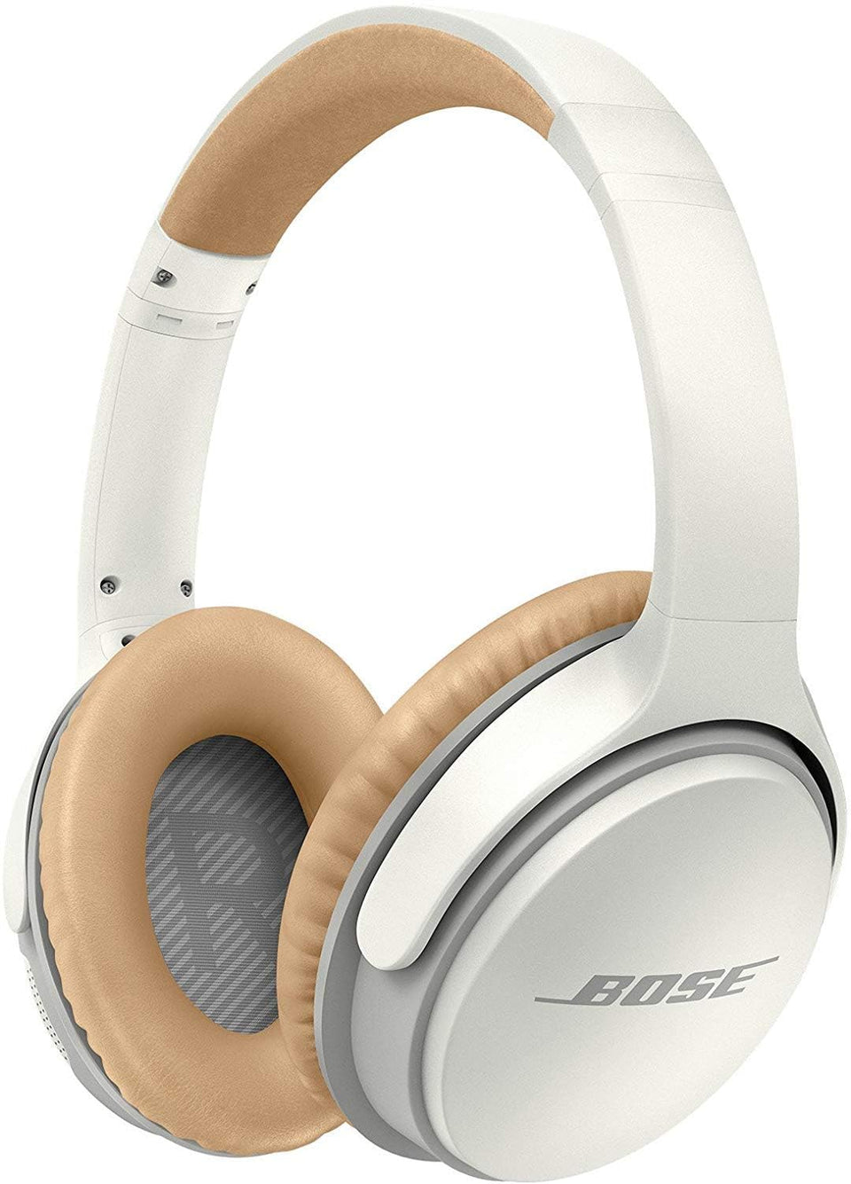 Bose SoundLink Around-Ear Headphones II Renewed White front view for immersive listening