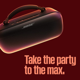 Bose SoundLink Max rope handle ready for on-the-go use.