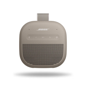Bose SoundLink Micro 2nd Gen front view for on-the-go listening.