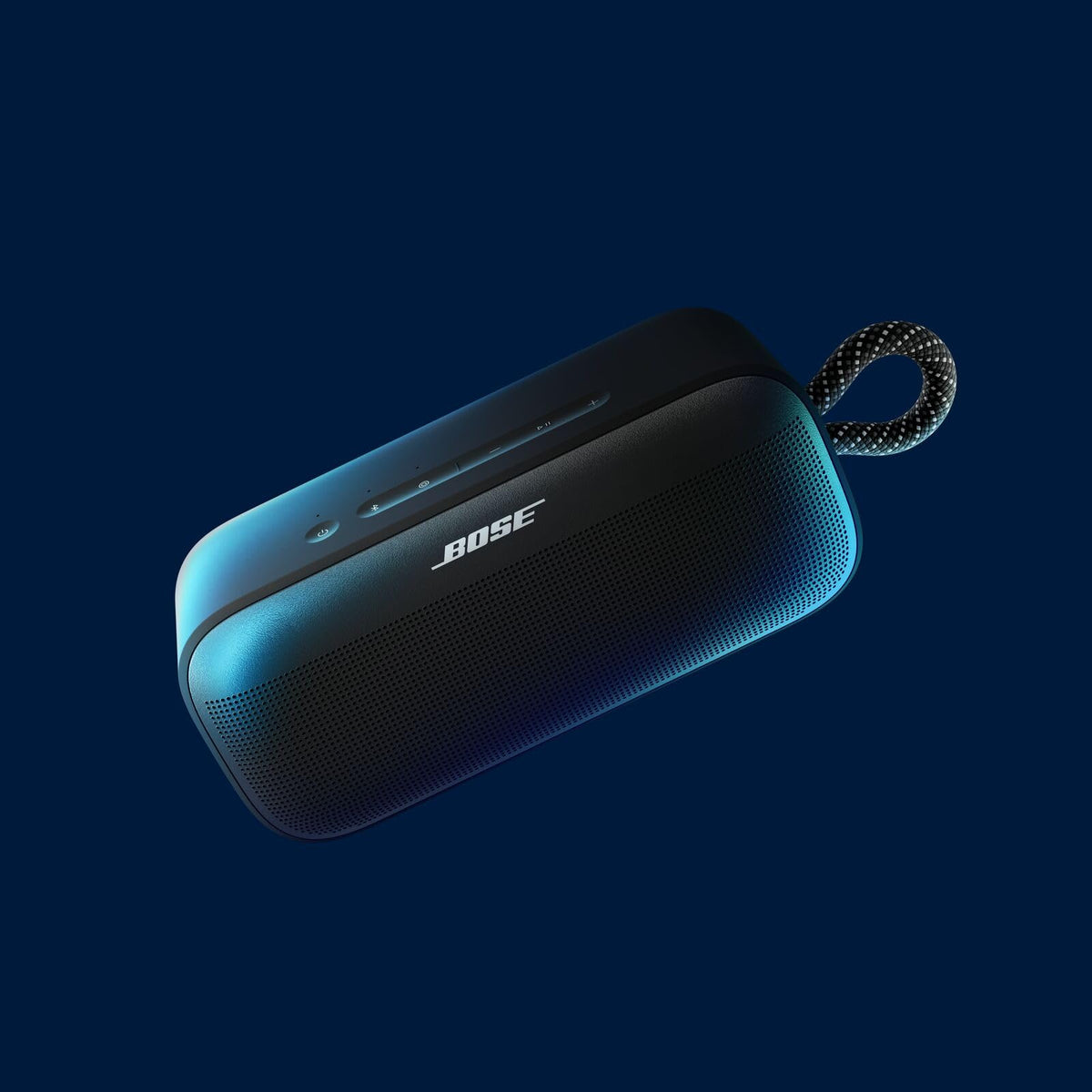 Bose SoundLink Plus rugged IP67 exterior enduring rain and dust.