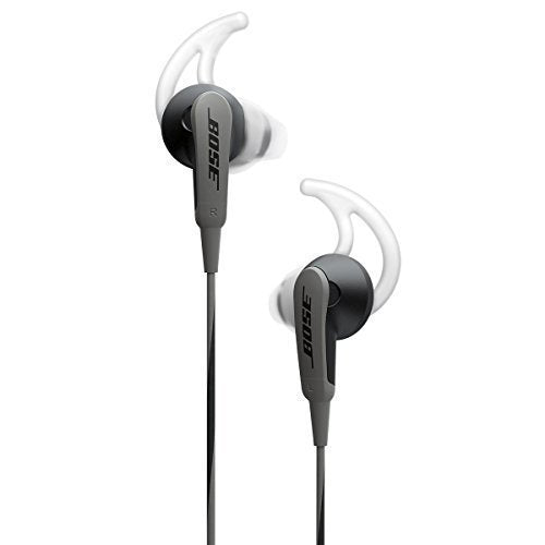 Bose SoundSport in-ear headphones with Stay Hear tips for secure all-day comfort.