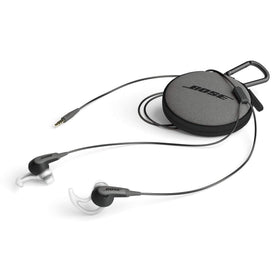 Sweat-resistant Bose SoundSport design suitable for workouts and daily wear.